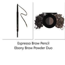 Load image into Gallery viewer, RETRACTABLE WATERPROOF BROW PENCIL AND BROW POWDER DUO