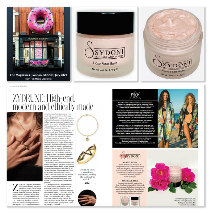 London's Chelsea Life Magazine-Beauty and Fashion-Rose Face Balm