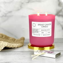 Load image into Gallery viewer, Breast Cancer Awareness Candle