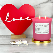 Load image into Gallery viewer, Breast Cancer Awareness Candle