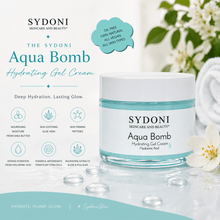 Load image into Gallery viewer, SYDONI AQUA BOMB HYDRATING GEL CREAM – Deep Hydration for Plump, Radiant Skin 1.7 fl. oz.