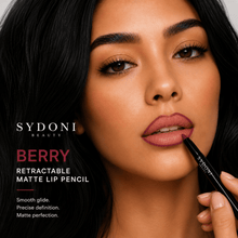 Load image into Gallery viewer, RETRACTABLE MATTE LIP PENCILS with SHEA BUTTER 9 Rich, Smudge‑Resistant Shades