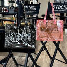 Load image into Gallery viewer, SYDONI SIGNATURE CLEAR PVC TOTE BAG