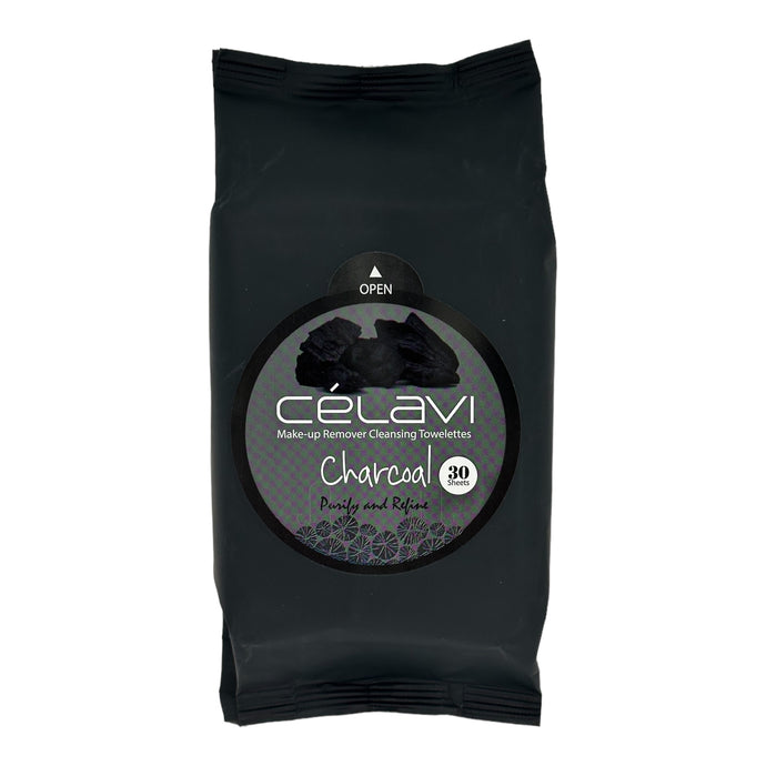 CHARCOAL PURIFYING CLEANSING WIPES 30PK