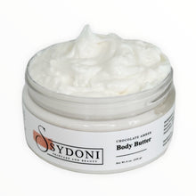 Load image into Gallery viewer, CHOCOLATE AMBER BODY BUTTER with COCOA BUTTER and SHEA BUTTER Net. Wt. 8 oz. 240g