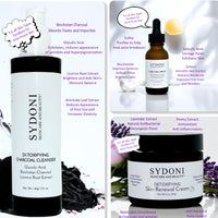 THE POWER OF THREE. DETOXIFYNG SKINCARE SYSTEM