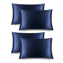 Load image into Gallery viewer, Midnight Blue Silk Pillowcase