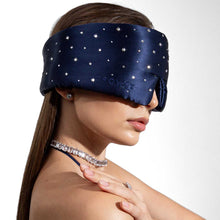 Load image into Gallery viewer, Silk Sleep Eye Mask Crystals by Swarovski®