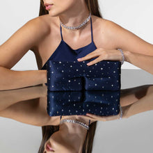 Load image into Gallery viewer, Silk Sleep Eye Mask Crystals by Swarovski®