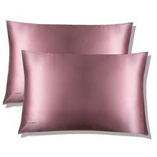 Load image into Gallery viewer, Damask Rose Silk Pillowcase