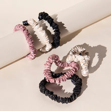 Load image into Gallery viewer, Skinny Scrunchie Set - Rose, Dusty, Black