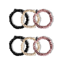 Load image into Gallery viewer, Skinny Scrunchie Set - Rose, Dusty, Black