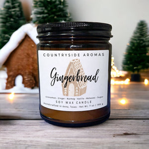 COUNTRYSIDE AROMAS-SOY WAX CANDLES 7oz.
