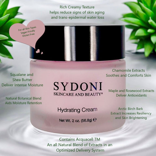 MOST LOVED! HYDRATING CREAM with BOTANICAL HUMECTANTS and SHEA BUTTER Net Wt. 2oz. 56.8g