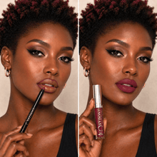 Load image into Gallery viewer, SYDONI ROSE' EDIT with ROSE' EYESHADOW PALETTE &amp; MERLOT MATTE LIP DUO - Bold. Romantic. Refined