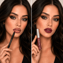 Load image into Gallery viewer, SYDONI ROSE' EDIT with ROSE' EYESHADOW PALETTE &amp; MERLOT MATTE LIP DUO - Bold. Romantic. Refined