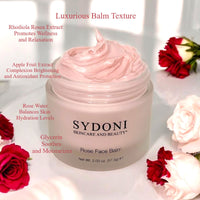 ROSE FACE BALM with ROSE WATER AND RHODIOLA ROSEA EXTRACT 2.03 oz. 57.5g