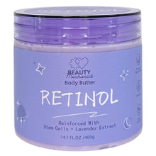 Load image into Gallery viewer, RETINOL BODY BUTTER with STEM CELLS and LAVENDER EXTRACT 14.1 fl. oz.