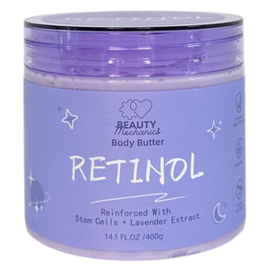 RETINOL BODY BUTTER with STEM CELLS and LAVENDER EXTRACT 14.1 fl. oz.