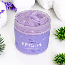 Load image into Gallery viewer, RETINOL BODY BUTTER with STEM CELLS and LAVENDER EXTRACT 14.1 fl. oz.
