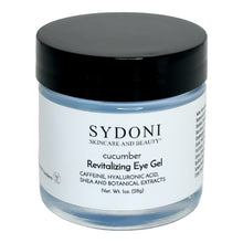 Load image into Gallery viewer, REVITALIZING EYE GEL w CAFFEINE, HYALURONIC ACID AND SHEA EXTRACT Net. Wt. 1oz.