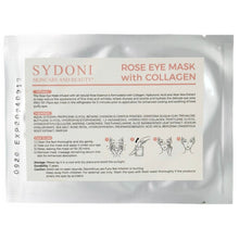 Load image into Gallery viewer, ROSE FLOWER AND COLLAGEN EYE MASK Net. Wt.12g