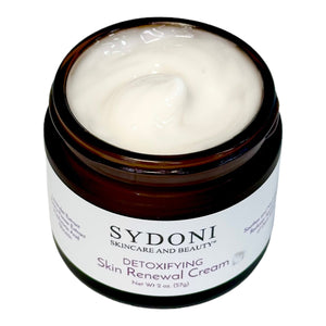 DETOXIFYING SKIN RENEWAL CREAM WITH LAVENDER AND PEONY FLOWER Net. Wt. 2oz. 57g