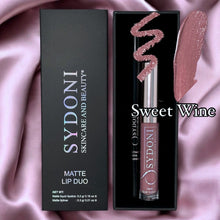 Load image into Gallery viewer, SWEET WINE MATTE LIP DUO-SOFT, ROMANTIC PINK