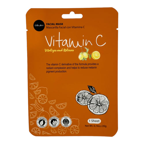 BRIGHTENING VITAMIN C SHEET MASK Net Wt. 0.74oz. 20g