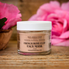 Load image into Gallery viewer, French Rose Clay Face Mask | Tone, Clear, and Detox