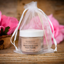 Load image into Gallery viewer, French Rose Clay Face Mask | Tone, Clear, and Detox