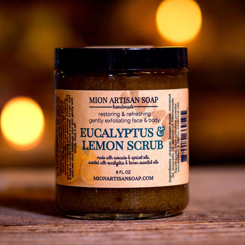 Eucalyptus and Lemon Sugar Scrub | Gentle