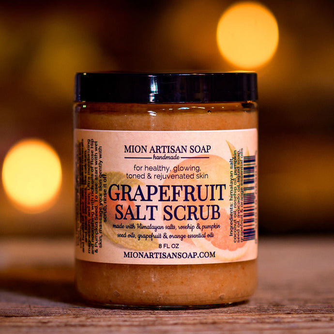 Himalayan Salt Grapefruit Scrub | Coarse