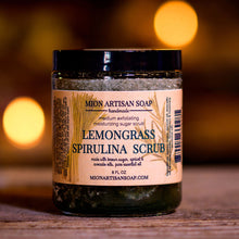 Load image into Gallery viewer, Lemongrass Spirulina Sugar Scrub | Medium