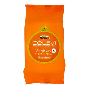 VITAMIN C BRIGHTENING CLEANSING WIPES 30PK