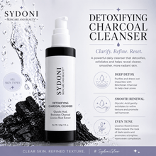 Load image into Gallery viewer, SYDONI DETOXIFYING CHARCOAL CLEANSER | Purify &amp; Refresh Skin140g/ 5 fl. oz.