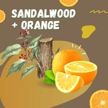 Load image into Gallery viewer, Peaceful Sandalwood + Orange Aromatherapy Candle
