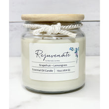 Load image into Gallery viewer, Rejuvenate Grapefruit + Lemongrass Aromatherapy Candle
