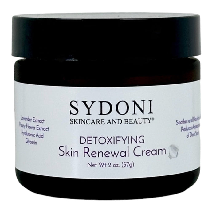 DETOXIFYING SKIN RENEWAL CREAM WITH LAVENDER AND PEONY FLOWER Net. Wt. 2oz. 57g