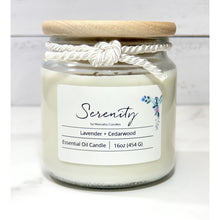 Load image into Gallery viewer, Serenity Lavender + Cedarwood Aromatherapy Candle