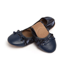 Load image into Gallery viewer, Premium Navy Blue Flats