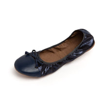 Load image into Gallery viewer, Premium Navy Blue Flats