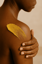 Load image into Gallery viewer, ICONIC SUNGLOW-TURMERIC + MANUKA HONEY BODY POLISH 10.5oz
