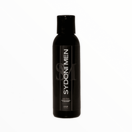 AHA/BHA EXFOLIATING CLEANSER FOR MEN with SWEET ORANGE ESSENTIAL OIL 120ml 4 fl. oz.