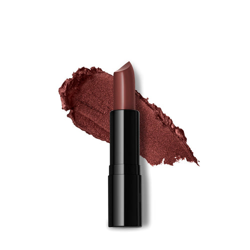 Brigitte Luxury Matte Finish Lipstick-Brick Red Brown With Neutral Undertone .12 OZ.