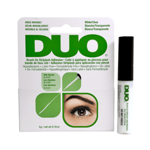 Load image into Gallery viewer, DUO BRUSH ON LASH ADHESIVE-CLEAR and DARK TONE Net. Wt. 0.18 oz.